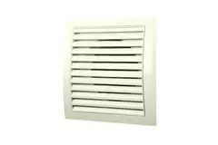 Rejilla de pared 190x190 - Ø125 blanco - ND12