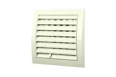 Rejilla de pared controlable de 150x150 de diámetro: 100 blanco - ND10R