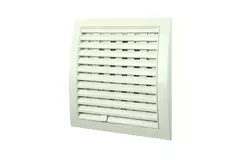 Rejilla de pared controlable de 190x190 de diámetro: 125 blanco - ND12R
