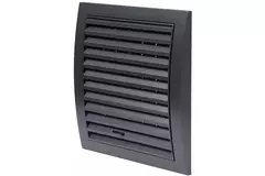 Rejilla de pared regulable 190x190 mm antracita - N12RA