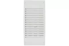 Rejilla de pared regulable 300x140 mm blanco - N30R