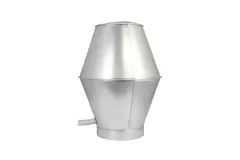 Deflector redondo 315 mm sendzimir galvanizado