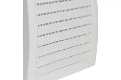 Rejilla de pared 190x190 - Ø125 blanco - ND12