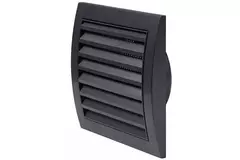 Rejilla de pared 150x150 diámetro 100 mm antracita - ND10A