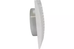 Rejilla de pared 190x190 - Ø125 blanco - ND12