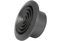 Rejilla de ventilación redonda malla Ø 100 mm antracita - NGA100A