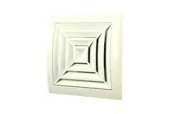 Difusor de techo cuadrada de 150x150 de diámetro: 100 blanco - ND10G