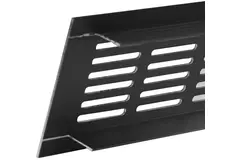 Rejilla de zócalo de aluminio - negro L=400mm x H=68mm -RA840B