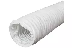 Tubo flexible de ventilación de PVC blanco Ø 100 mm (6 metros)