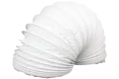 Tubo flexible de ventilación de PVC blanco Ø 150 mm (6 metros)