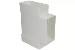 Racor en T rectangular de plástico 110x55 mm - KT