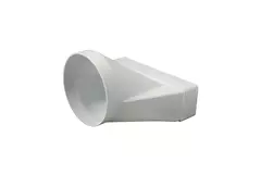 Reductor rectangular de plástico Ø 125 mm - 220X55 mm - KSD25-125