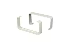 Soportes rectangulares de plástico (2 unidades) 110x55 mm