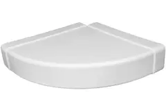 Codo horizontal rectangular de plástico 90º 220x55 mm - KLH25-90
