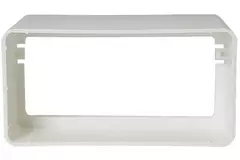 Conector rectangular de plástico 110x55 mm - KS