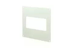 Brida mural rectangular de plástico 110x55 mm - KF