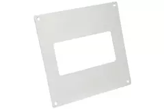 Brida mural rectangular de plástico 110x55 mm - KF
