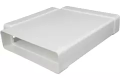Pieza en T rectangular de plástico 220x90mm - KT29