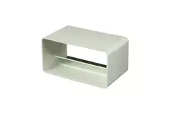 Válvula de no retorno rectangular de plástico 110x55 mm - KV