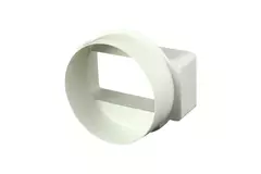 Reductor rectangular de plástico Ø 100 mm - 110x55 mm - KSD1