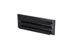 Rejilla de pared exterior de montaje en superficie 300mm x 100mm NEGRO