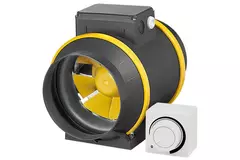 Extractor circular en línea Ruck ETAMASTER con motor EC 780 m³/h - Ø 150 mm + potenciómetro de control 10 kO