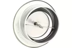 Válvula de ventilación de extracción acero inox. Ø 100 mm con manguito de montaje - DVS100Y/1
