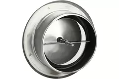 Válvula de ventilación de suministro acero inox. Ø 100 mm con manguito de montaje - DVS-PY100