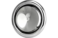 Válvula de ventilación de suministro acero inox. Ø 100 mm con manguito de montaje - DVS-PY100