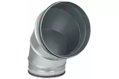 Codo helicoidal redondo 90º Ø 250 mm para tubos helicoidales
