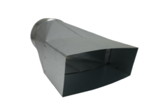 Adaptador 220x80 mm a diámetro 125 mm para canalización