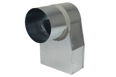 Ángulo de pizarra de 220x80 mm a 125 mm de diámetro para conductos