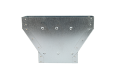 Reductor de 300 x 80 mm a 220 x 80 mm para conducto rectangular