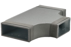 Termoducto Pieza en T 90 grados 220x80 - 220x80 para conductos