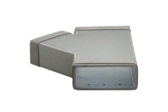 Termoducto Pieza en T 45 grados 220x80 - 170x80 para conductos