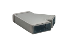 Termoducto Pieza en T 45 grados 220x80 - 170x80 para conductos