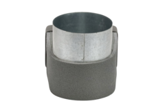 Codo termoducto 170mm x 80mm a diámetro 160 mm para canalización