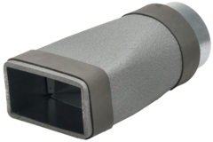 Reductor termoducto 170x80 a diámetro 160 mm para canalización