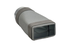 Reductor termoducto 170x80 a diámetro 160 mm para canalización