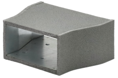 Reductor termoducto 300x80 a 170x80 para conductos