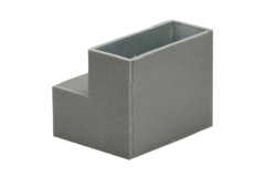 Termoducto codo 90 grados 220x80 mm vertical