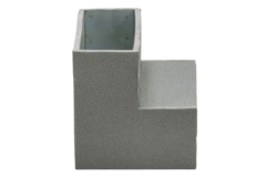 Termoducto codo 90 grados 220x80 mm vertical