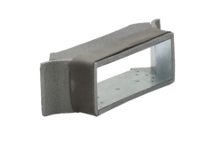 Conexión lateral termoducto 170mm x 80mm para canalización