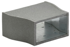Reductor de termoducto de 300x80 mm a 220x80 mm