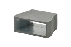 Reductor de termoducto de 300x80 mm a 220x80 mm