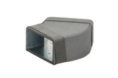 Termoducto codo 45 grados 300x80 mm horizontal