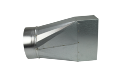 Adaptador 220x80 mm a diámetro 150 mm para canalización