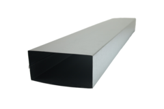 Conducto rectangular galvanizado 300x80 longitud 1,5 m