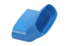 Wavin Ventiza Codo 45 grados PVC ovalado 235x80 mm vertical M/S