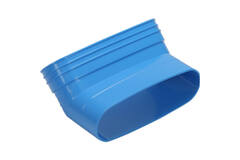 Wavin Ventiza Codo 45 grados PVC ovalado 235x80 mm vertical M/S